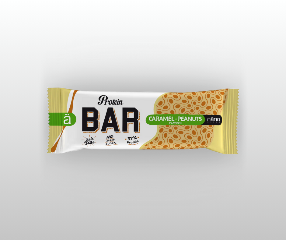 Proteīna batoniņš Caramel & Peanuts Nänosupps 55gr.