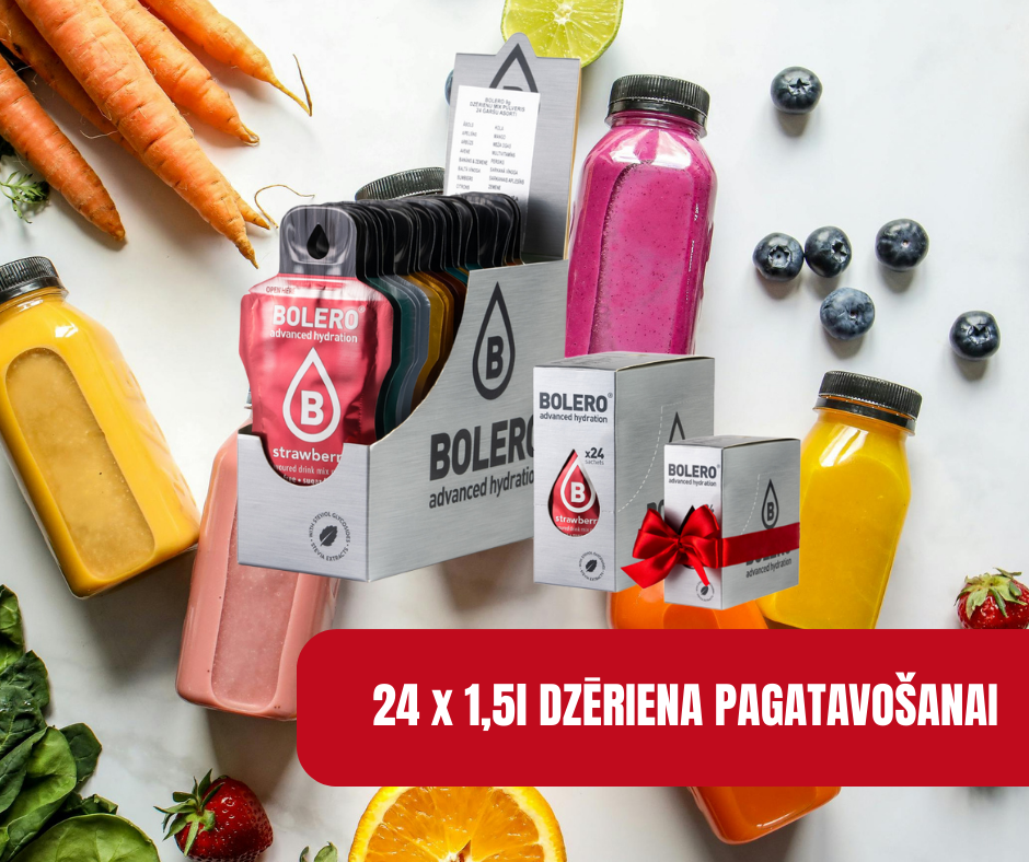 Maisījums dzērienu pagatavošanai BOLERO MIX (24x9gr)