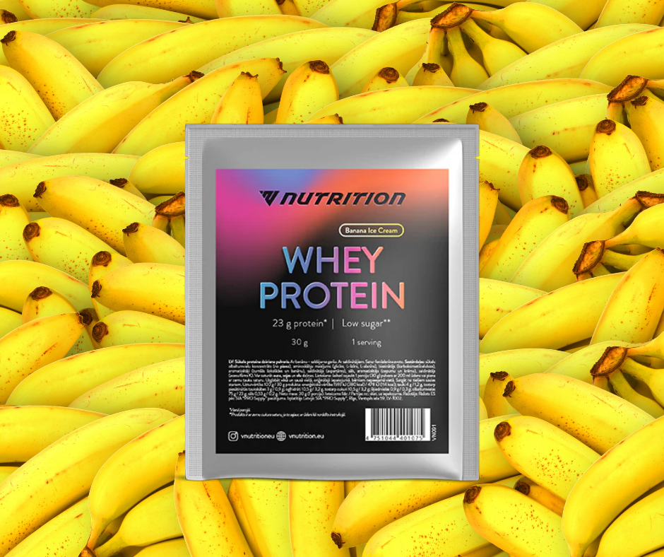 Proteīna pulveris Banana Ice Cream (30gr.)