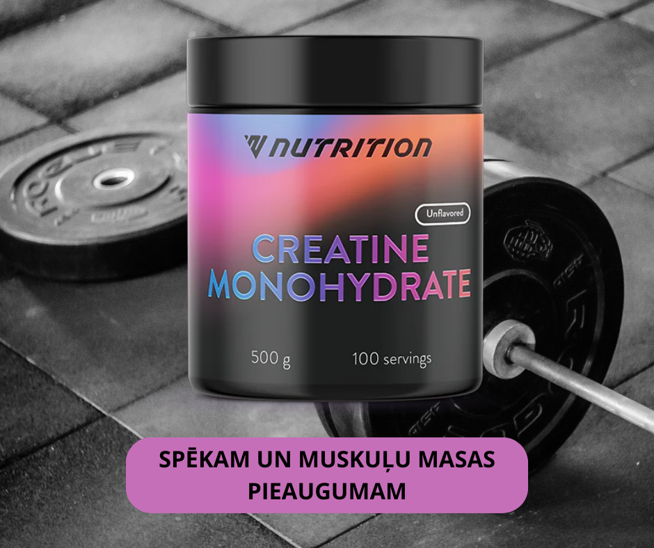 KREATĪNA MONOHIDRĀTS 500 gr.