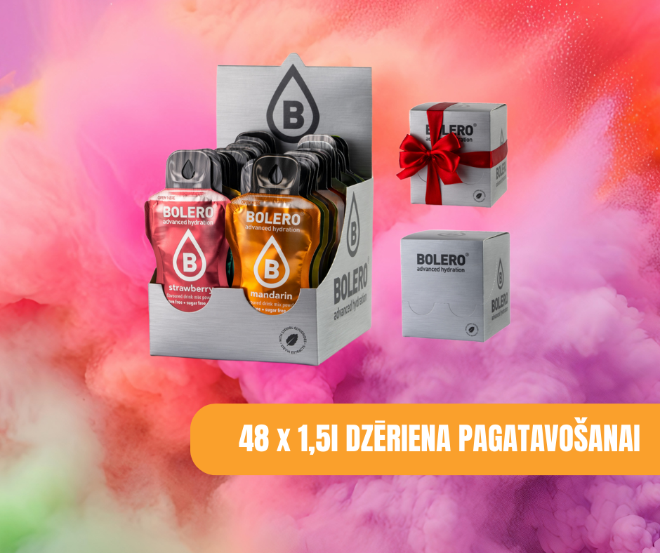 Maisījums dzērienu pagatavošanai BOLERO MIX (48x9gr)