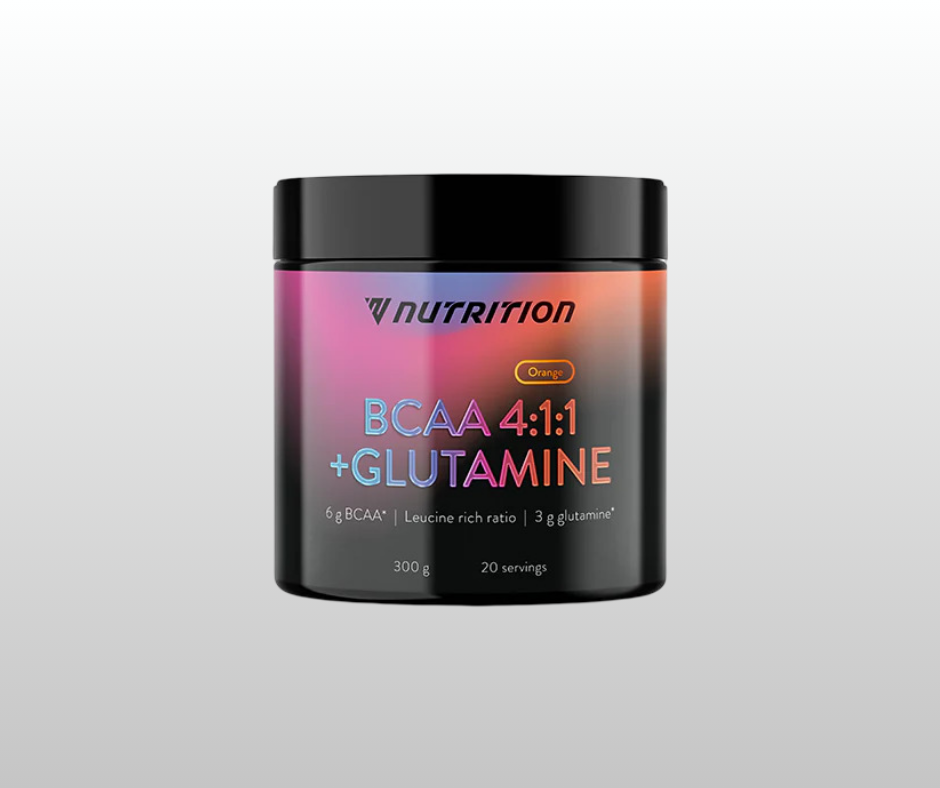 BCAA 4:1:1 + Glutamīns 300g.
