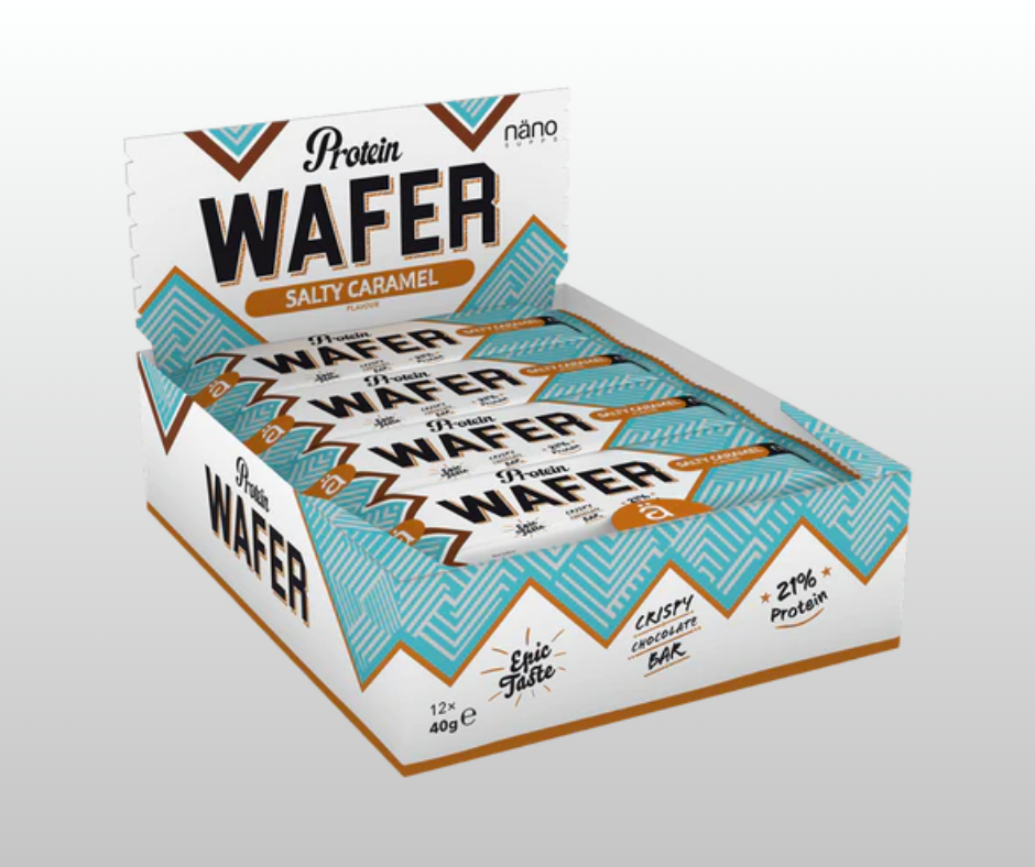 Proteīna vafeles Salted Caramel NänoSupps (12x40gr.)