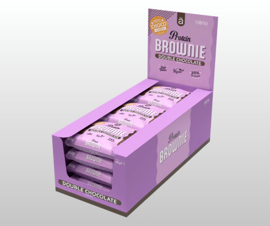 Proteīna braunijs NänoSupps (12x60gr.)