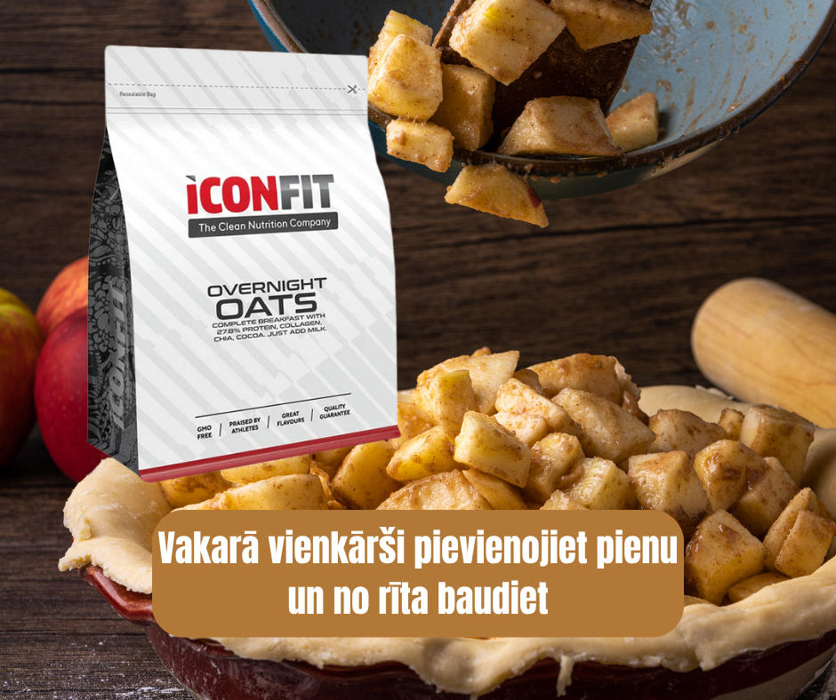 ICONFIT НОЧНАЯ ОВСЯНАЯ КАША С ЯБЛОКОМ И КОРИЦЕЙ 1 кг 