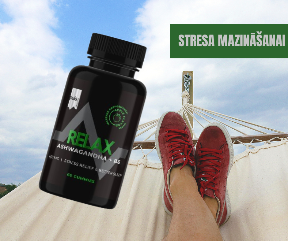 AŠVAGANDA + B6 VITAMĪNS PULS 60 košļājamās tabletes