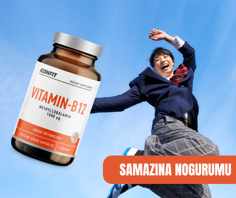 B12 VITAMĪNS ICONFIT 90 kapsulas