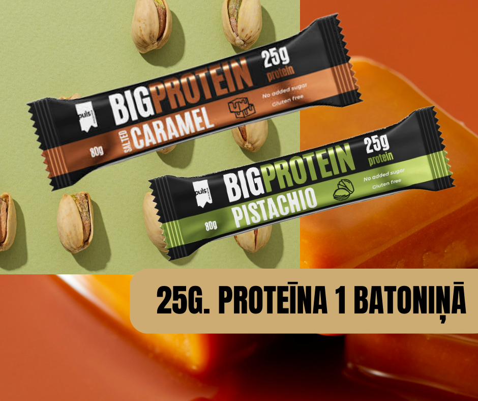 Proteīna batoniņi BIG PULS 2x80gr.