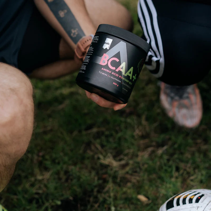 AMINOSKĀBES BCAA+ Strawberries & Kiwi PULS (500gr)