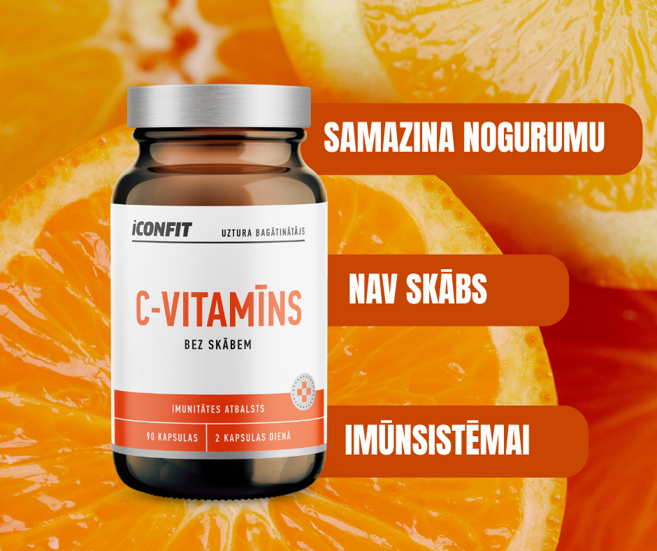 C-VITAMĪNS ICONFIT - IMUNITĀTES KOMPLEKTS 3 MĒNEŠIEM