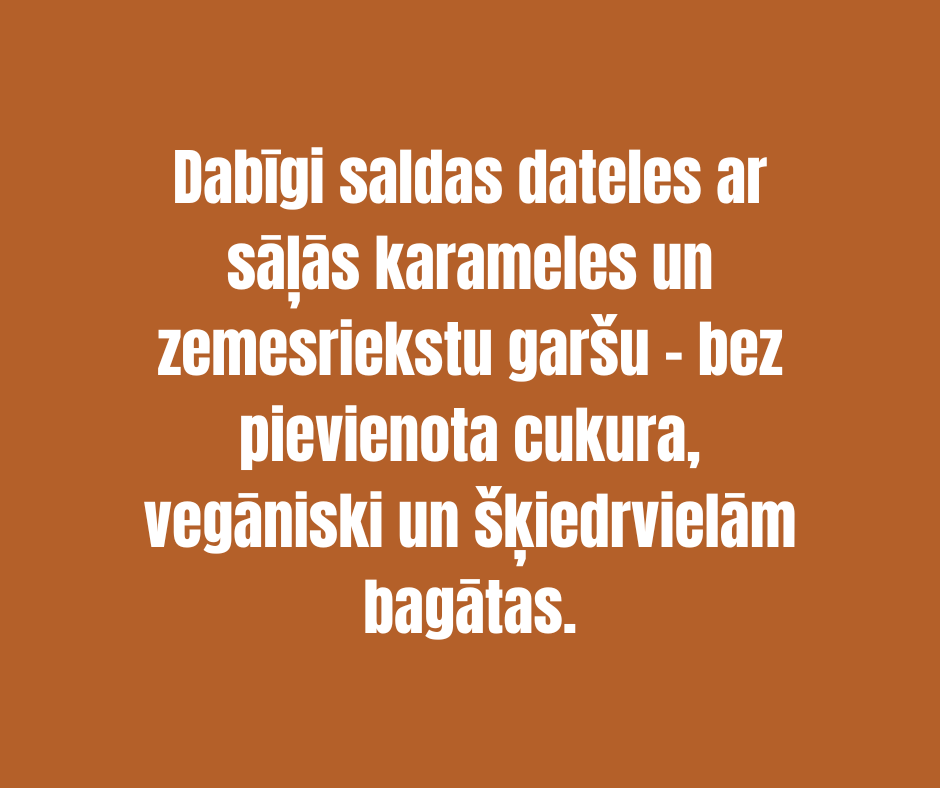 DATELES AR CARAMEL PEANUTS GARŠU DAVE & JON`S  125gr