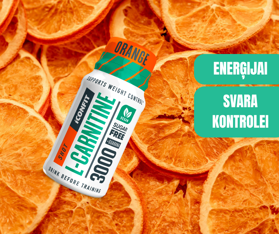 L-KARNITĪNA 3000 ŠOTS ICONFIT, APELSĪNU 60ml