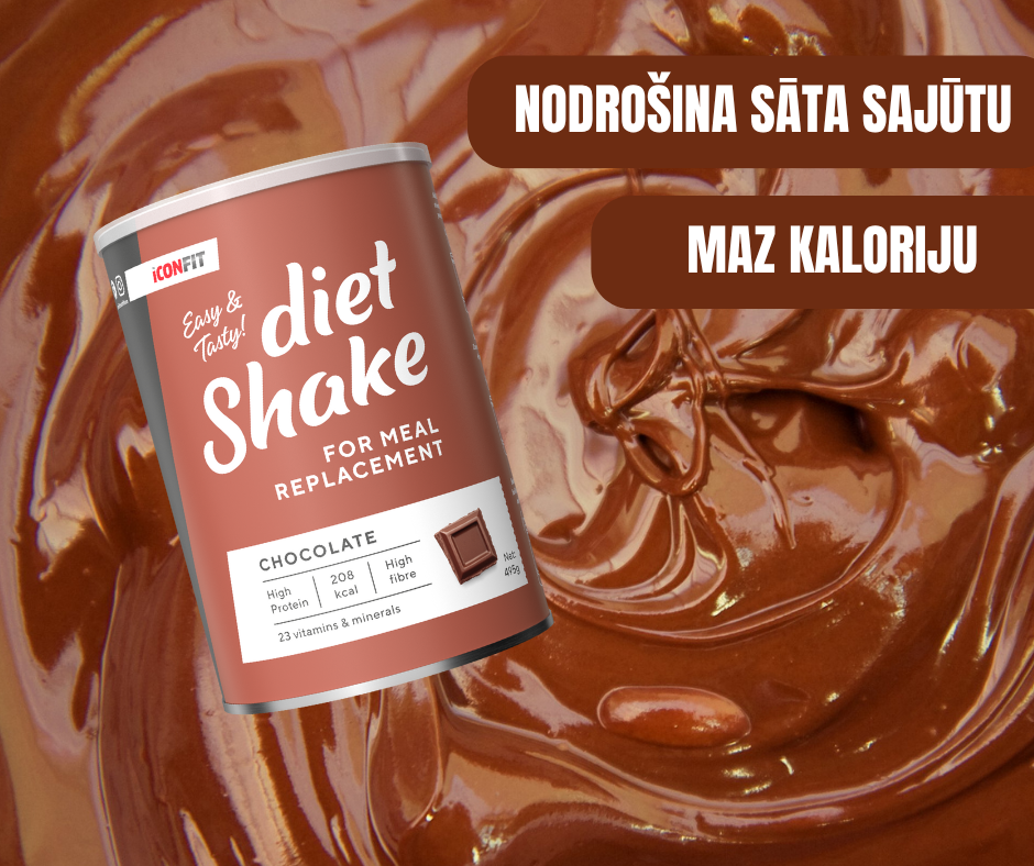 DIĒTISKAIS KOKTEILIS ICONFIT, ŠOKOLĀDES 495gr