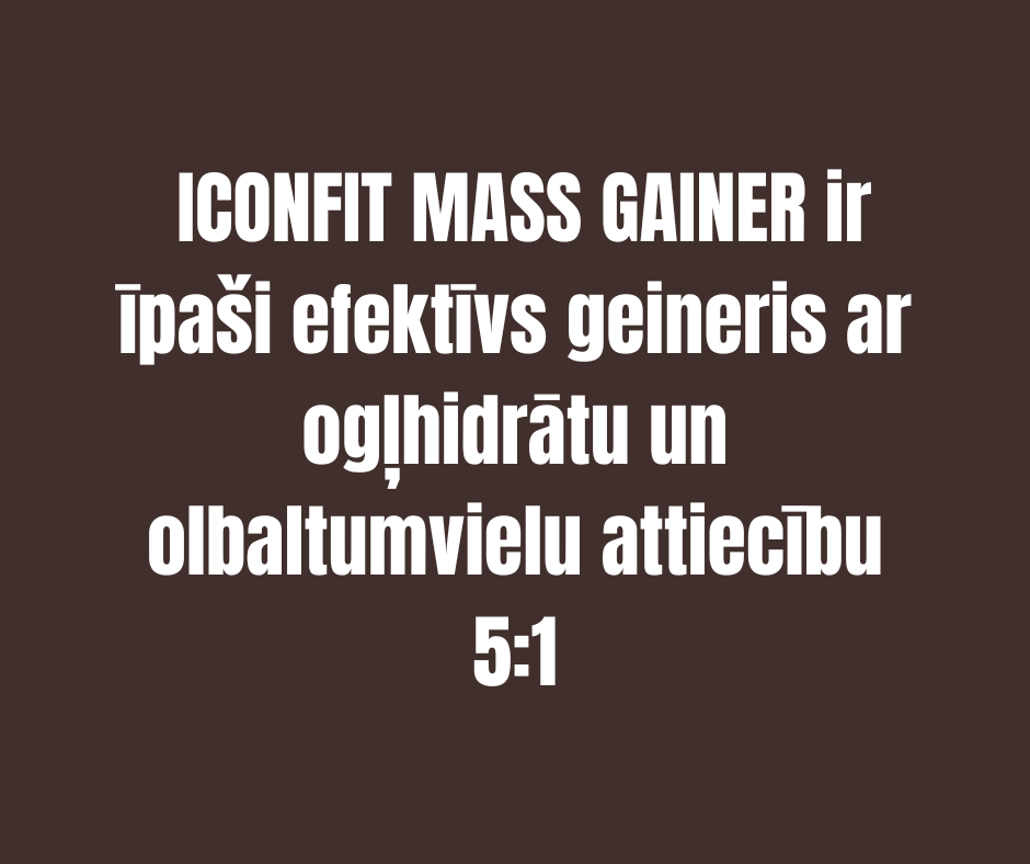 MUSKUĻU MASAS AUDZĒŠANAS GEINERIS ICONFIT, ŠOKOLĀDES 1,5kg