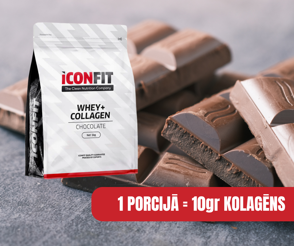 SŪKALU PROTEĪNS + KOLAGĒNS ICONFIT, ŠOKOLĀDES 1kg