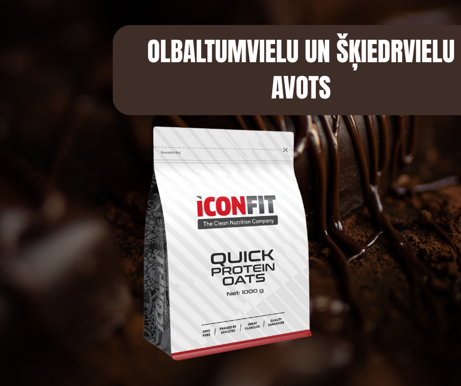 ĀTRĀS PROTEĪNA AUZU PĀRSLAS ICONFIT, ŠOKOLĀDES 1kg