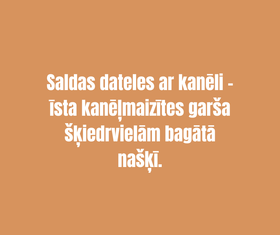 DATELES AR CINNAMON BUN GARŠU DAVE & JON`S 125gr