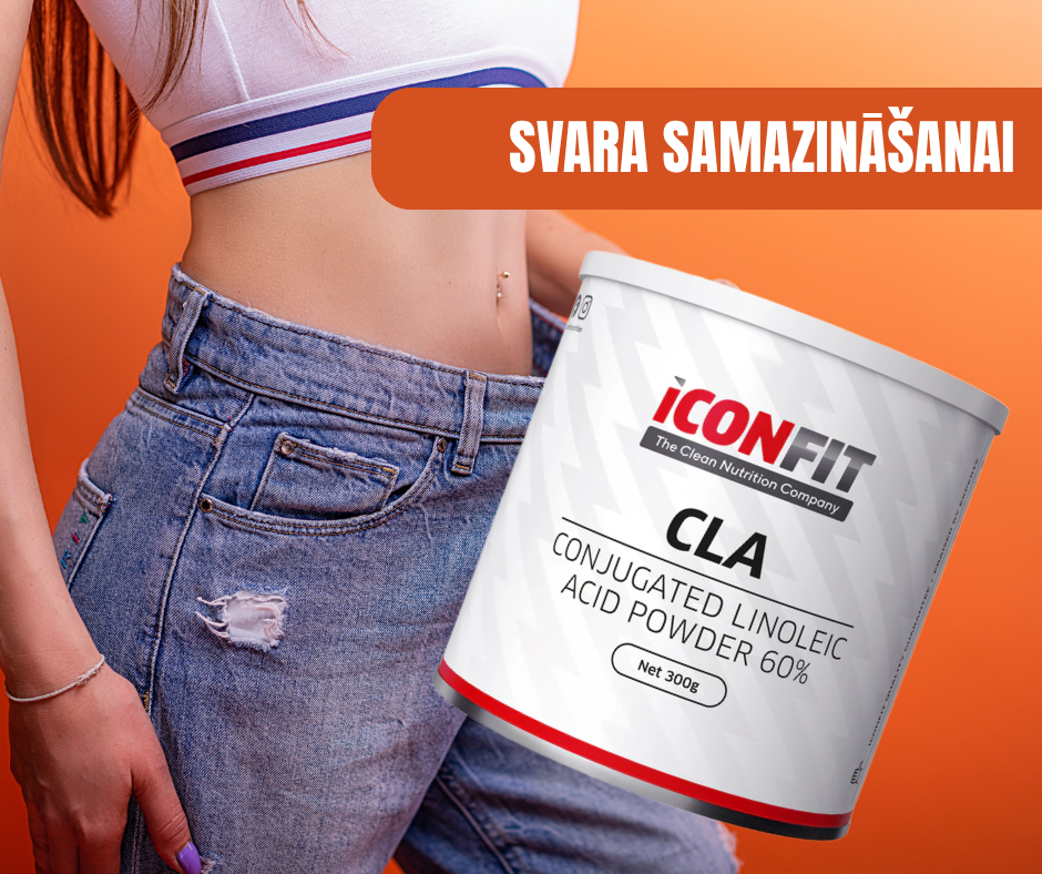 LINOLSKĀBE SVARA SAMAZINĀŠANAI CLA ICONFIT 300gr