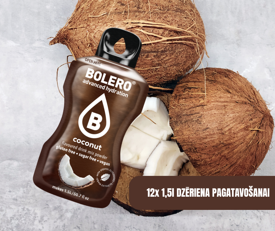 Maisījums dzērienu pagatavošanai BOLERO kokosrieksts (12x9gr)