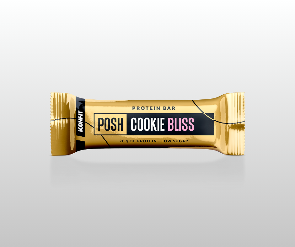 PROTEĪNA BATONIŅŠ POSH BAR ICONFIT CEPUMU 55gr.