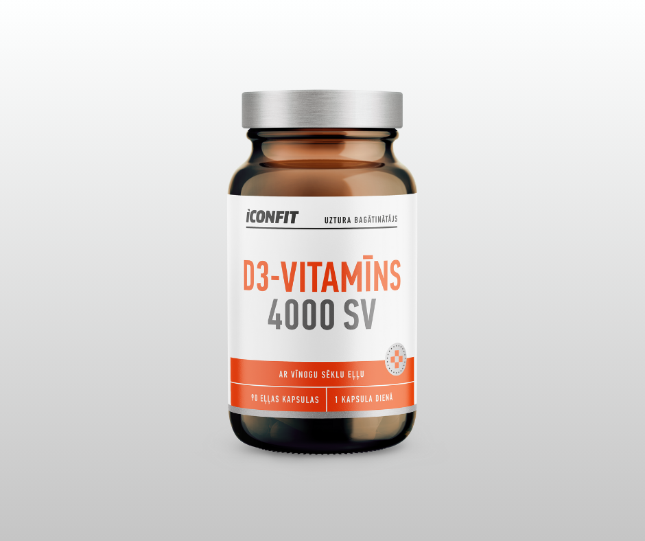 D3 VITAMĪNS 4000SV 90 eļļas kapsulas