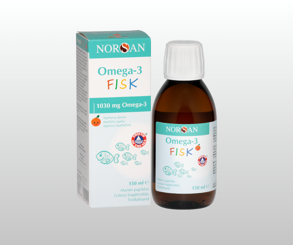 Omega-3 bērniem FISK eļļa 150ml