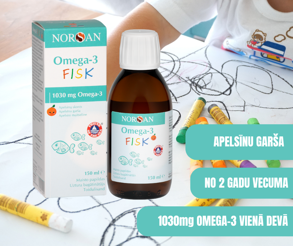 Omega-3 bērniem FISK eļļa 150ml