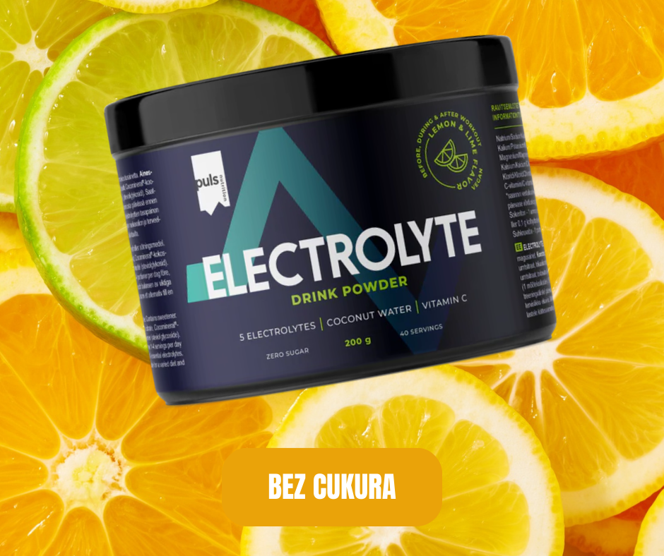 ELEKTROLĪTU DZĒRIENS Lemon&Lime PULS (300gr)