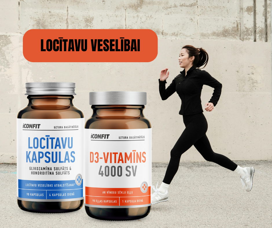 LOCĪTAVĀM - LOCĪTAVU KAPSULAS + D3 VITAMĪNS 4000SV ICONFIT