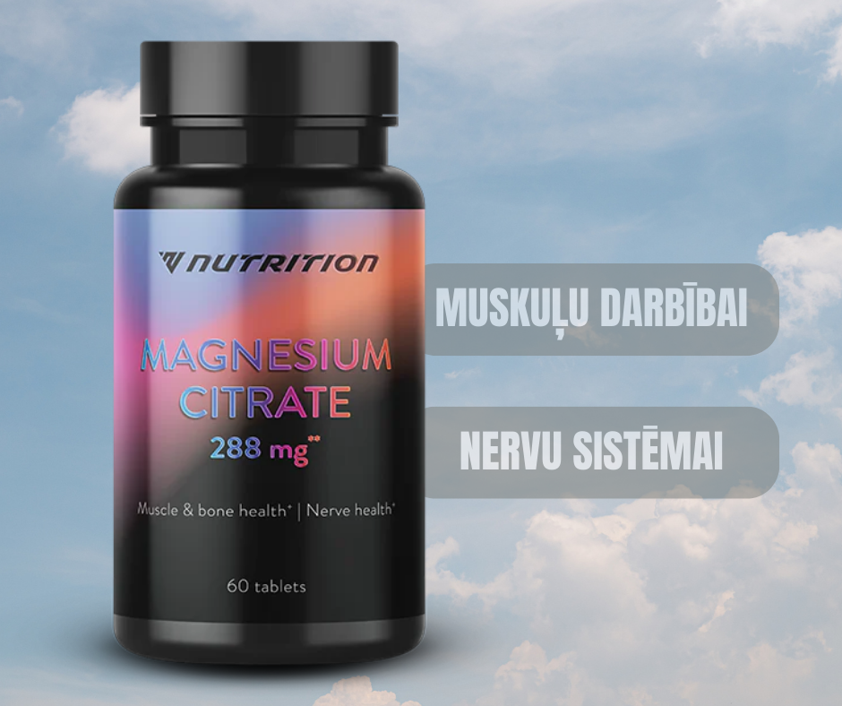 MAGNIJA CITRĀTS VNUTRITION 1 + 1 KOMPLEKTS 2 MĒNEŠIEM
