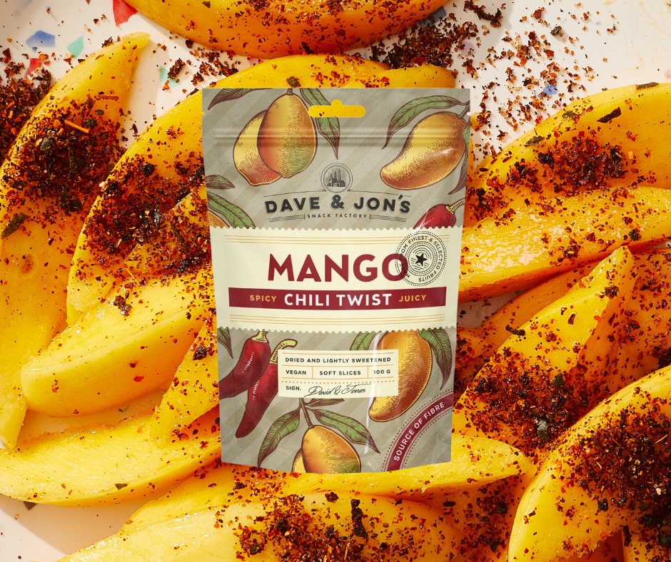 ŽĀVĒTI MANGO AR ČILI DAVE & JON`S 100gr