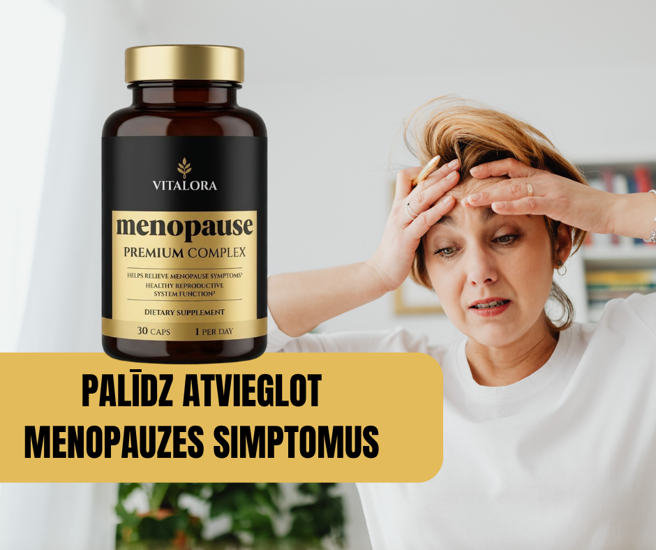 VITALORA MENOPAUSE PREMIUM COMPLEX KOMPLEKTS 3 MĒNEŠIEM 3x30 kapsulas