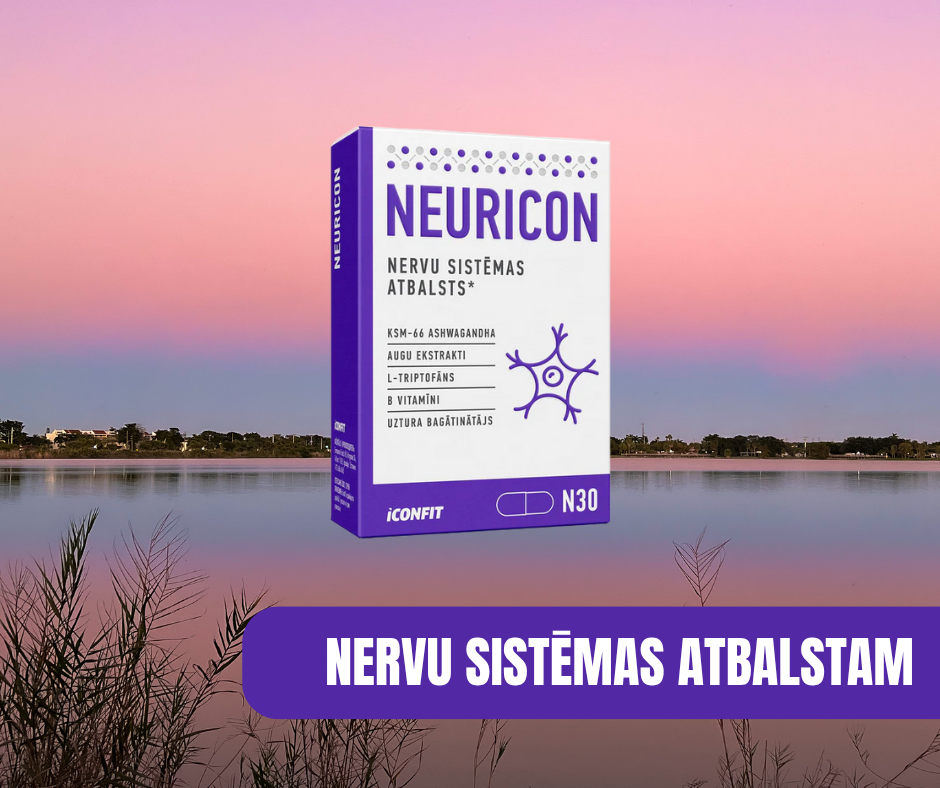 NERVU SISTĒMAS ATBALSTA KOMPLEKSS ICONFIT 30 kapsulas