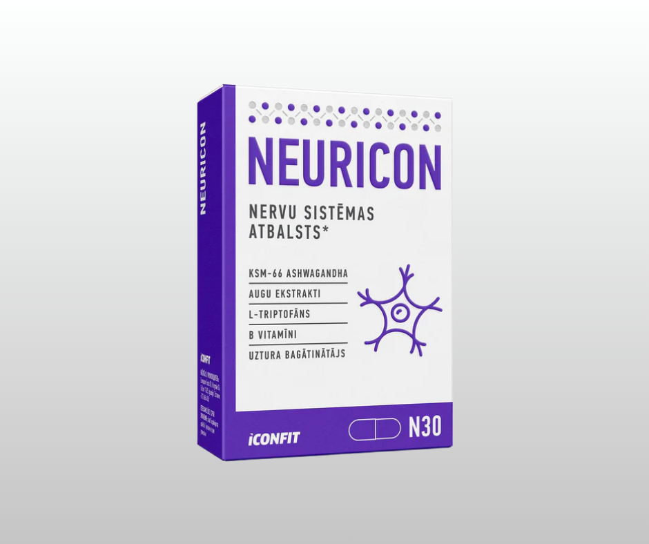 NERVU SISTĒMAS ATBALSTA KOMPLEKSS ICONFIT 30 kapsulas