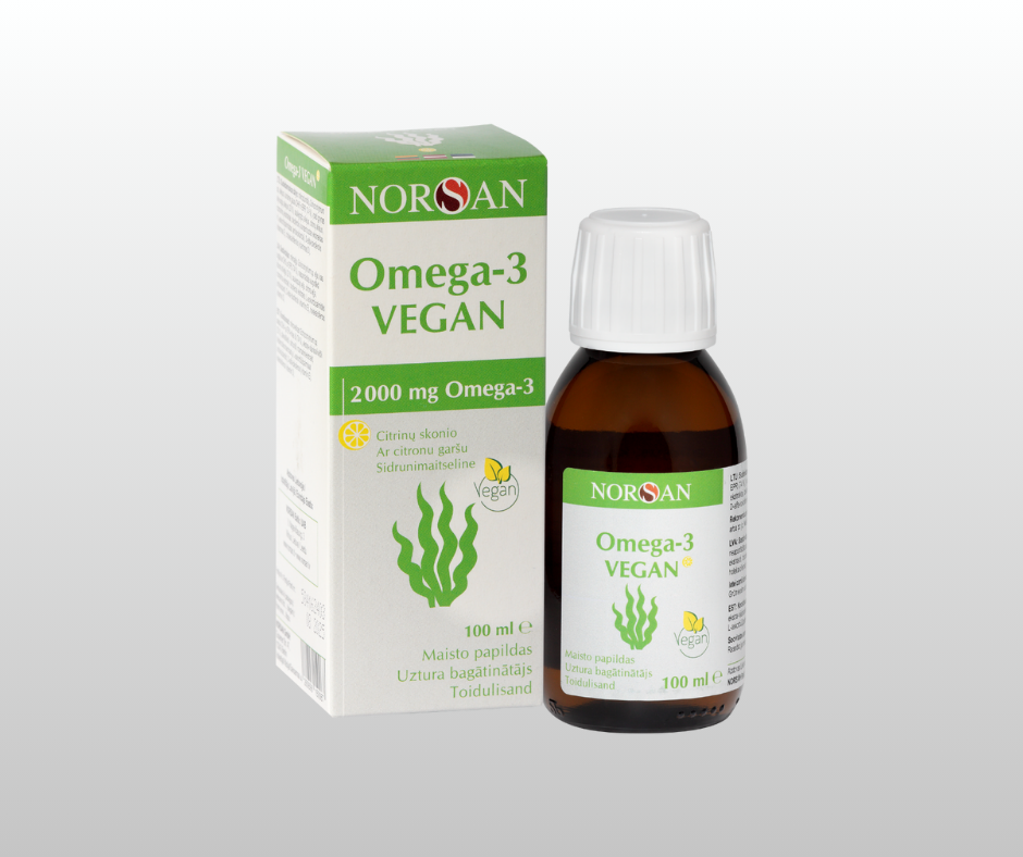 Omega-3 Vegan eļļa NORSAN 100ml