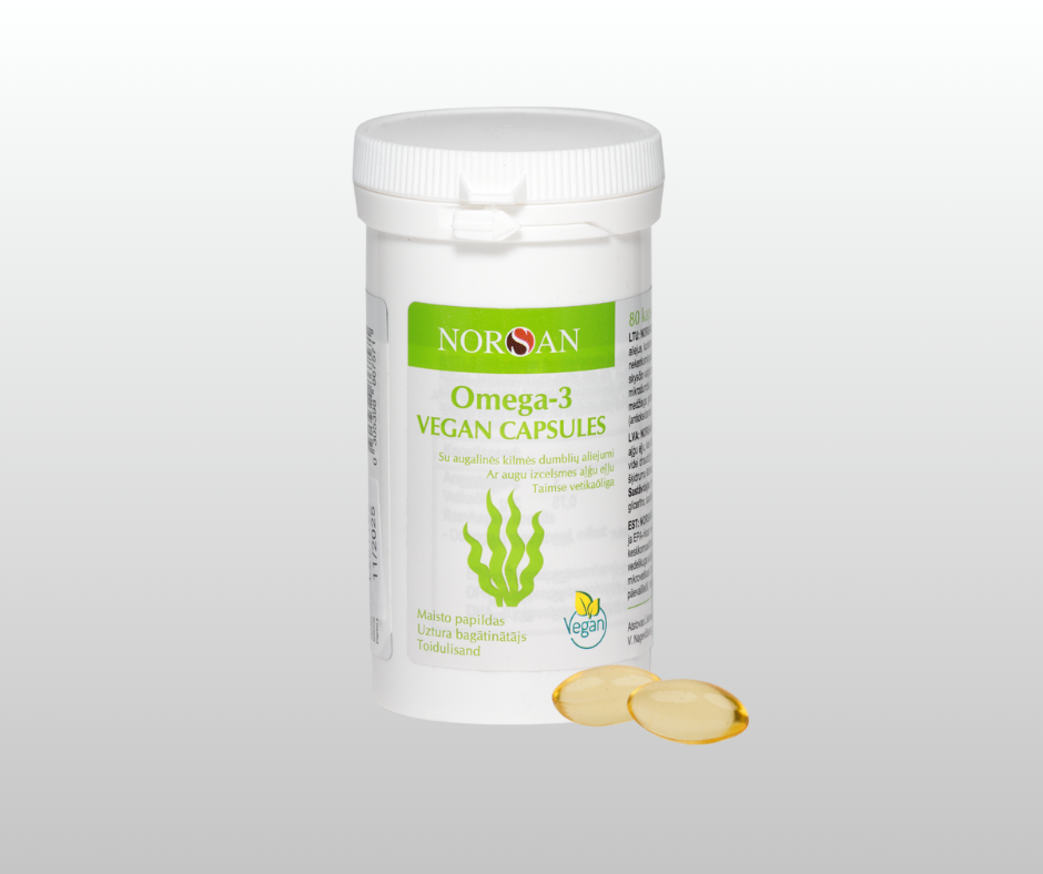 Omega-3 Vegan NORSAN 80 kapsulas