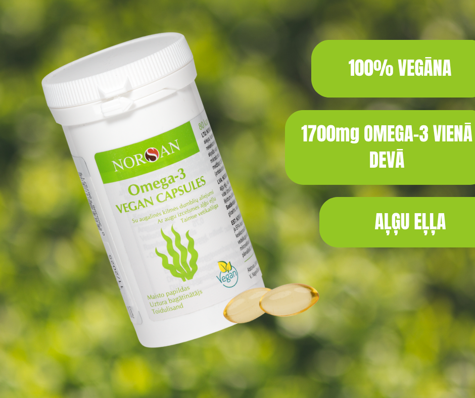 Omega-3 Vegan NORSAN 80 kapsulas
