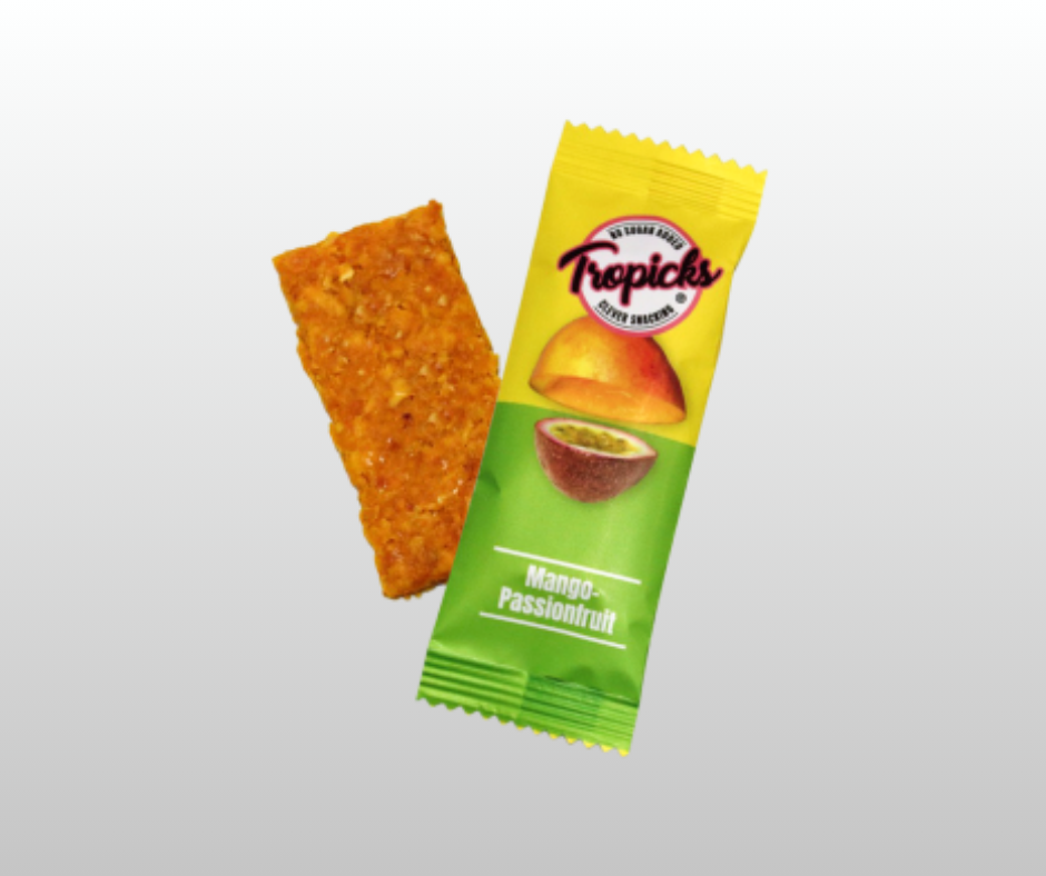 ŽĀVĒTA MANGO-MARAKUJAS BATONIŅŠ TROPICKS 20GR