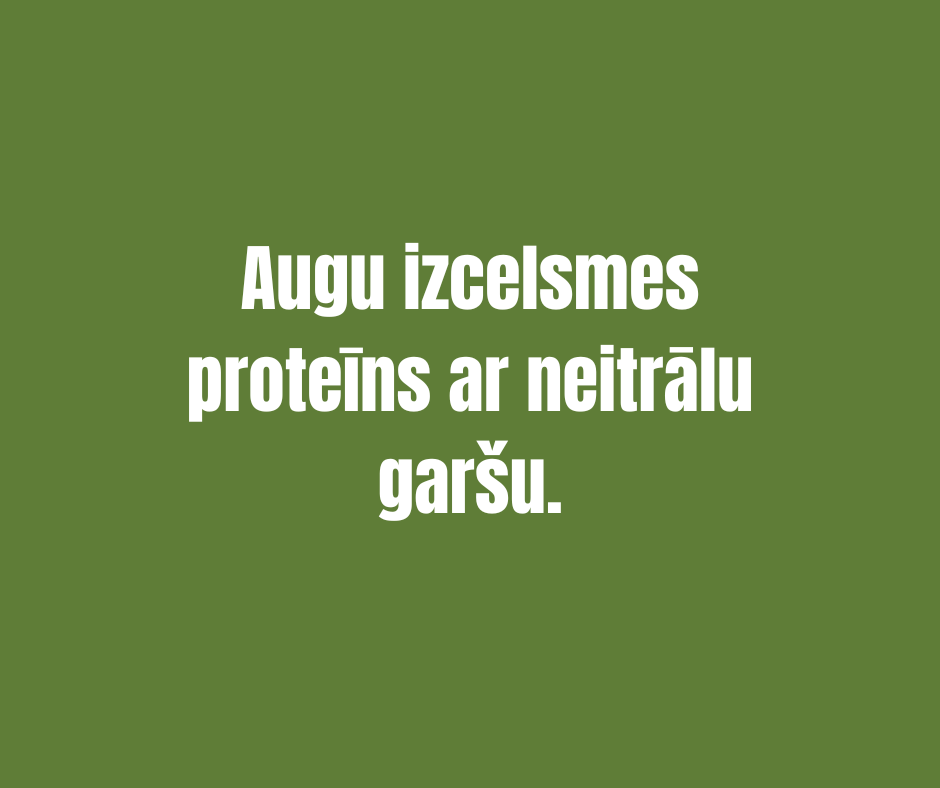 ZIRŅU PROTEĪNA PULVERIS, BEZ GARŠAS 800gr