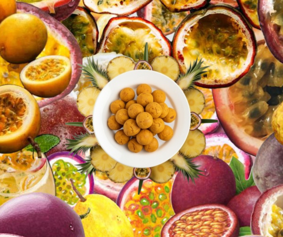 ŽĀVĒTAS ANANASU-MARAKUJAS BUMBIŅAS ECO FRESH 100GR