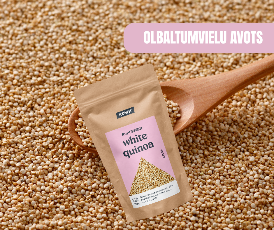 BALTĀS KVINOJAS SĒKLAS ICONFIT 350gr