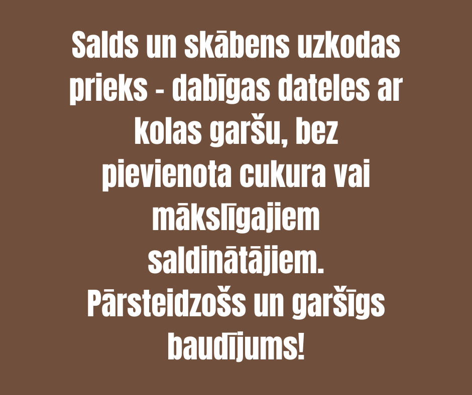 1 + 1 DATELES AR SOUR COLA GARŠU DAVE & JON`S  2x125gr