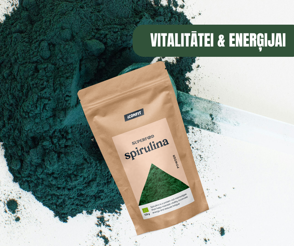 SPIRULĪNA PULVERIS ICONFIT 125gr