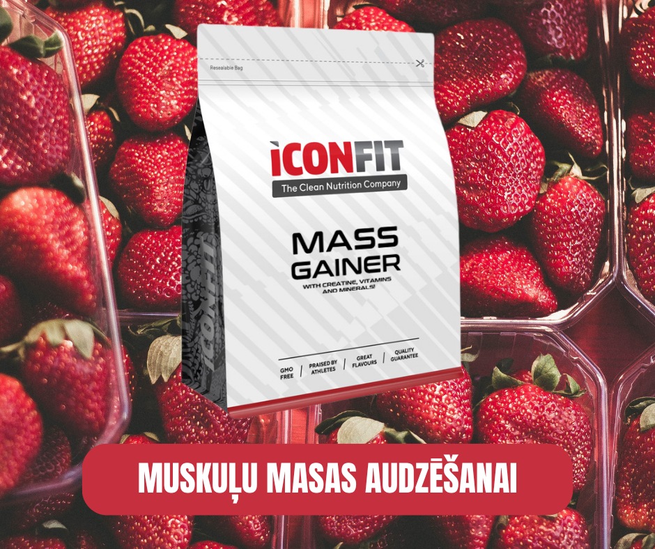 MUSKUĻU MASAS AUDZĒŠANAS GEINERIS ICONFIT, ZEMEŅU 1,5kg