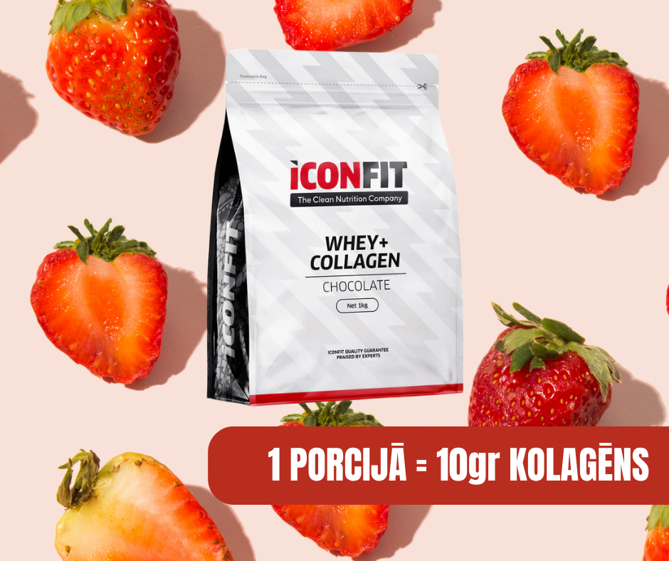 SŪKALU PROTEĪNS + KOLAGĒNS ICONFIT, ZEMEŅU 1kg