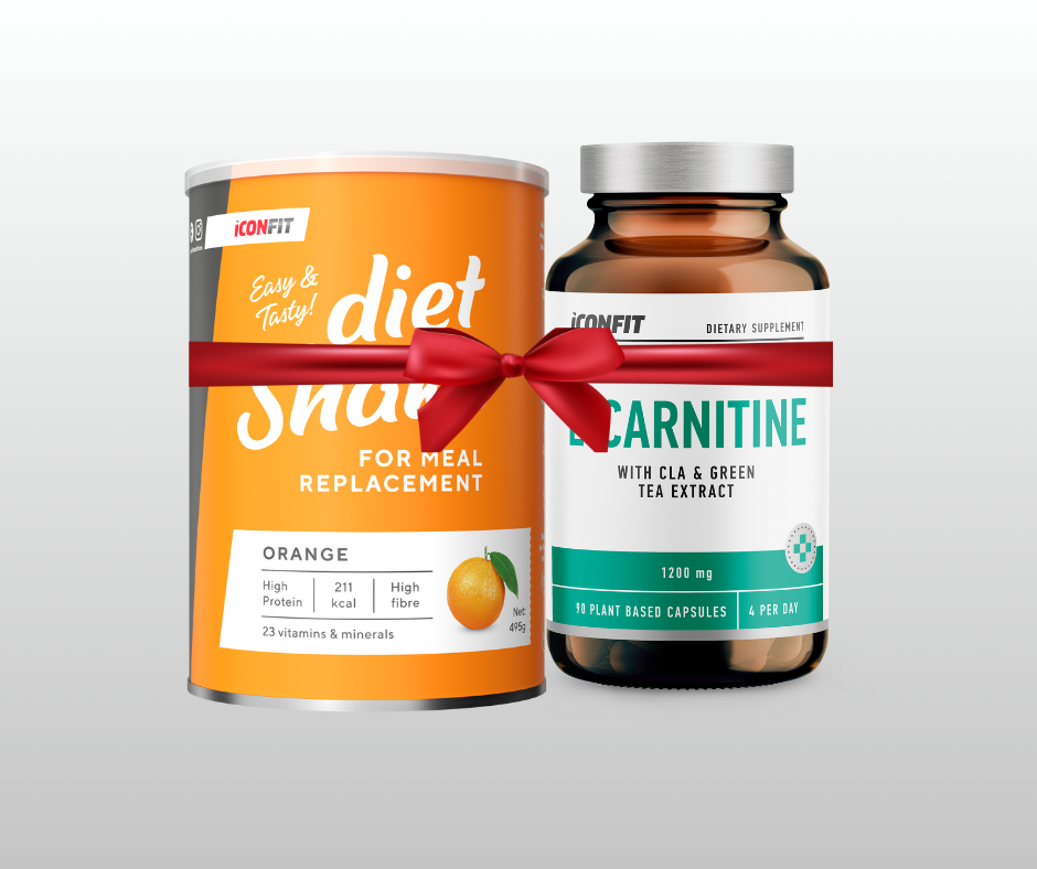 SVARA KONTROLE - DIĒTISKAIS APELSĪNU KOKTEILIS + L-KARNITĪTS AR ZAĻO TĒJU ICONFIT