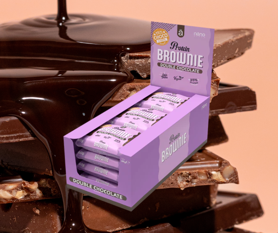 Proteīna braunijs NänoSupps (12x60gr.)