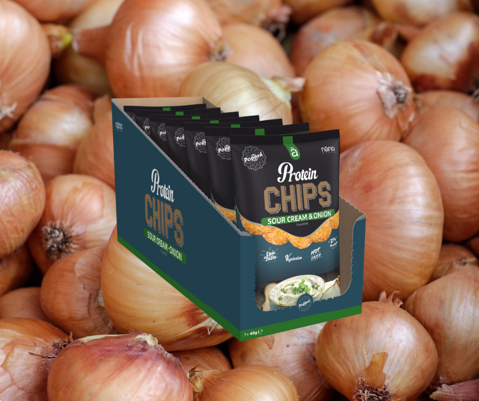 Proteīna čipsi Sour Cream & Onion  NänoSupps
