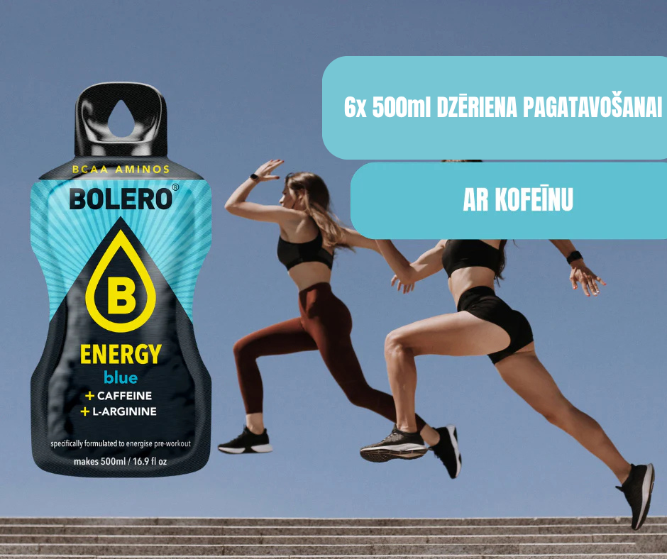 Maisījums dzērienu pagatavošanai BOLERO ENERGY blue (6x14gr)