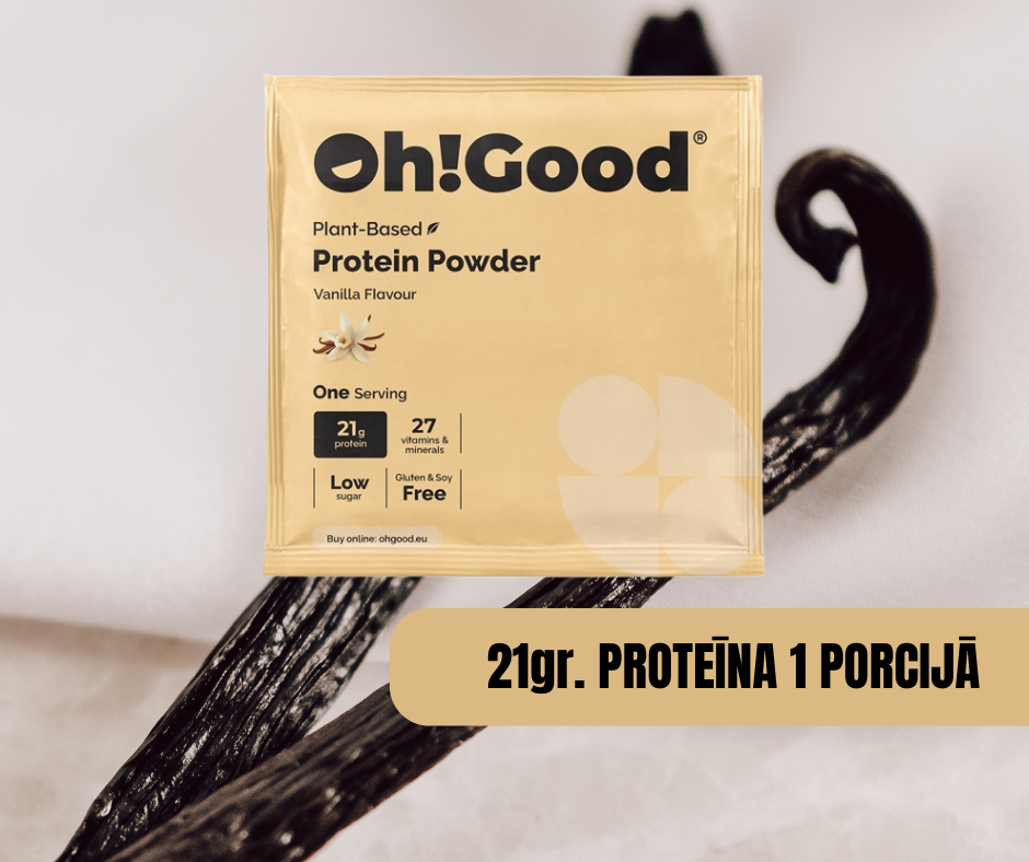 PROTEĪNA PULVERIS OH!GOOD VANIĻA 1 PORCIJA 30g.